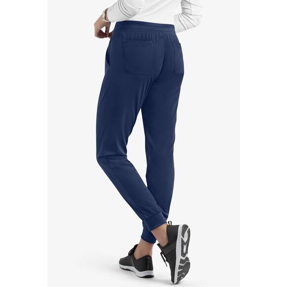 Maevn Pants - Maevn Matrix Impulse Women's 5-Pocket STRETCH Jogger Scrub Pants Navy Size XL